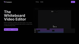 Screenshot of FrameZero